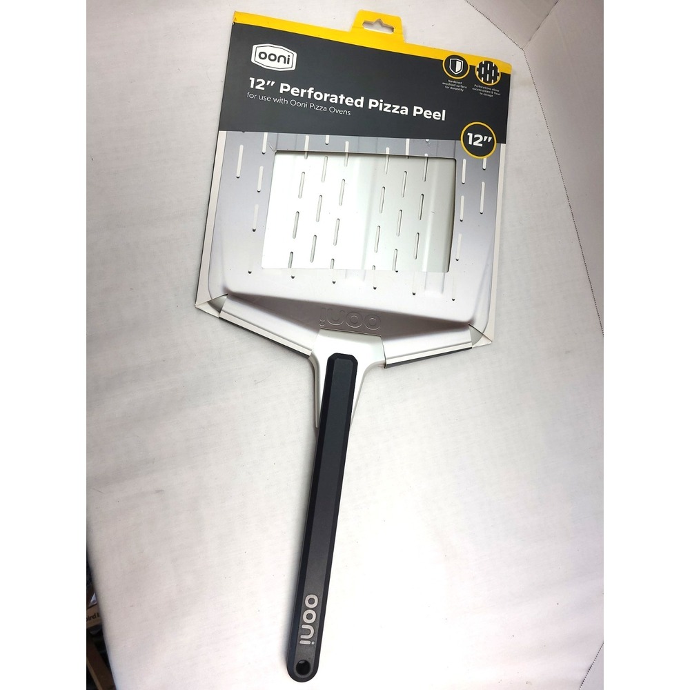 Ooni Perforated Pizza Peel 12" Silver For Use with Ooni Pizza Ovens